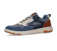camel active Scarpe basse da ginnastica da uomo, plantare intercambiabile, Blu Naturale 604, 44 EU