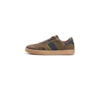 camel active Sneaker da uomo con dettagli a contrasto, verde scuro, 42 EU