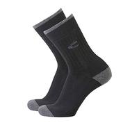 Camel Active Socks - 6510 / Camel Active Sportsocks 2 Pack, Calze da uomo, nero(schwarz (black 610)), taglia produttore: 39