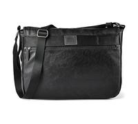 camel active borsa a tracolla con scomparto per laptop Traces Messenger Bag Black nero