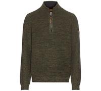 Camel Active Uomo Maglione Strickpullover Troyer Verde 4K06 409530 91 Leaf Green