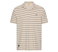 Camel active Uomo Polo in Maglia Beige Nero A Righe 7P61 409920 17