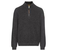 Camel active Uomo Pullover Troyer Grigio 4K06 409530 88 Asfalto