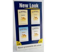CAMEL New Look 2001 ITALY stand-up 4 dummy packs ☆ shop display not for sale