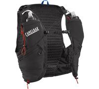 CamelBak Apex Pro Run Vest - 12L stoccaggio leggero, 2 x 500 ml Quick Stow Flasks, Ventilato 3D Mesh, doppie cinghie pettorali, tasche multiple e accenti riflettenti per trail runner