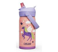 CamelBak Thrive Flip Straw Kids - Borraccia termica in acciaio inox, 350 ml, motivo: unicorni magici