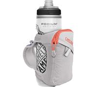 CAMELBAK Portaborraccia da mano Quick Grip Chill con borraccia Podium Chill da 620 ml, ARGENTO/CORRENOSO