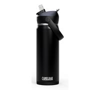 Camelbak Thrive Flip Straw VSS Borracce Black 600 ml | Acciaio isolato sottovuoto, coperchio resistente alle fuoriuscite, facile da bere con cannuccia, componenti facili da pulire