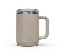 CamelBak Thrive - Tazza a prova di perdite, in acciaio inox, isolata, per viaggi, caffè, tè, bevande calde, a prova di fuoriuscite, compatibile con portabicchieri, colore: pietra