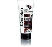 Cameleo - Balsamo Brown Effect - Trattamento nutriente e rafforzante con estratto di noce per capelli naturali e colorati - Brunitone profondo colore e lucentezza - 200 ml