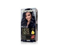 Cameleo - Omega Plus - Tinta per Capelli - Blu nero - Colore Profondo, Duraturo - Colorazione Permanente - Protezione per i Capelli - Kit Completo per la Colorazione - 50ml