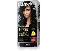 Cameleo - Omega Plus - Tinta per Capelli - Nero - Colore Profondo, Duraturo - Colorazione Permanente - Protezione per i Capelli - Kit Completo per la Colorazione - 50ml