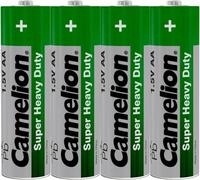 Camelion 10100406 R6 AA Mignon Super Heavy Duty Battery (confezione da 4) (Shrink Wrap Packaging)