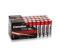 Camelion 11104003 Plus - Batterie alcaline LR03 (Micro, AAA, confezione da 40) rosso/oro