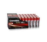 Camelion 11104006 Plus - Batterie alcaline LR06 (Mignon, AA, confezione da 40) rosso/oro