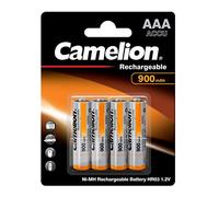 Camelion 17009403 - Batterie R03 / AAA / 900 mAh, confezione da 4