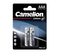 Camelion 19000122 - Batteria al litio FR03/Micro/AAA/confezione da 2 argento