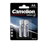 Camelion 19000122 - Batteria al litio FR06/Mignon/AA/confezione da 2 argento