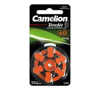 Camelion a bottone 15056013 zinco-aria senza mercurio A13/ZL 13 (1,4 V, 6 Pack)