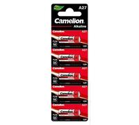 Camelion A27 Alkaline Pile Senza mercurio 12V, Pacco da 5
