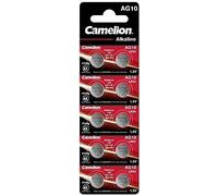 Camelion AG10 /LR1130/389/390/LR54 Blister di 10 batterie 0% di mercurio