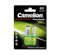 Camelion Always Ready 17420122 - Batteria NiMH, 9 Volt Block, 200 mAh, 1 pezzo