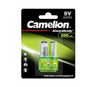 Camelion Always Ready 17420122 - Batteria NiMH, 9 Volt Block, 200 mAh, 1 pezzo