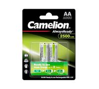 Camelion Always Ready NI-MH HR6 - Batteria AA, 2500 mAh, 2 pezzi