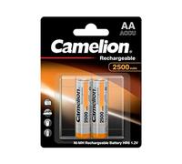 Camelion HR6 Mignon AA 2500 mAh 1,2 V Ni-MH batteria ricaricabile (confezione da 2)