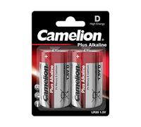 4 Camelion D Più Alcalino batteries LR20 MN1300 AM1 E95 1.5V 2BL Exp 2028 Nuovo