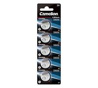 Camelion Premium 3V CR2032 Pile a bottone al litio, Confezione da 5