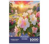 Camellia Flower Puzzle Per Adulti 1000 Pezzi - Antistress, Pazienza, Gioco Per Tutta La Famiglia 38x26cm/1000pcs