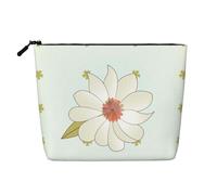 Camellia in Bloom, borsa per trucchi in canapa finta, grande capacità, organizer da viaggio per viaggi di lavoro e uso quotidiano