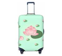 Camellia In Bloom - Copertura per bagagli da viaggio per bagagli da 45-81 cm, lavabile, resistente ai graffi, Fiori di loto in attesa di fiorire, S