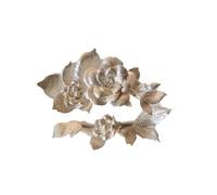 Camellia Leaf Open Ring, Silver Plated Adjustable Flower Statement Ring, Elegant Vintage Botanical Jewelry for Women, Perfect for Daily Wear and Special Occasions