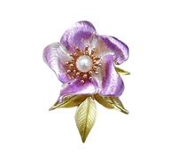 Camellias - Spilla a forma di fiore, sofisticata, in finta finta perla, con motivo floreale, accessorio raffinato, decorazione per carne, elegante accessorio da ufficio, Taglia unica, come descritto