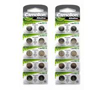 Camellion - 20 batterie alcaline AG13 L1154 LR44 A76 157 V13GA (20 pezzi)
