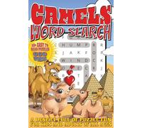 Camels Word Search: Easy To Read Print With 50+ Puzzles About Camels, Desert Animals, Travel, And More | 6x9 inch, 110 pages | Gift For Holidays, Vacations, and Spare Time