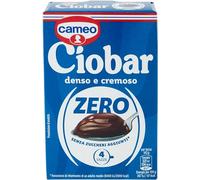 Cameo Ciobar Zero Cioccolata Senza Zuccheri Aggiunti, 4 x 19 g
