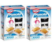 Cameo Kit Plumcake per Friggitrice ad Aria con Gocce di Cioccolato Bianco, Preparato per Plumcake, Kit per Circa 4 Plumcake da Preparare in 15 Minuti, 4 Stampini Inclusi, Formato Astuccio 192 g