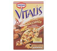 8 pz CEREALI MUESLI CROCCANTE DOUBLE CHOCOLATE 15% CAMEO VITALIS 300g