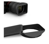 Camera Accessories, LH-E245 Paraluce quadrato in metallo a baionetta con cappuccio, compatibile con Sony FE 24-50mm F2.8 G SEL2450G