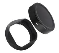 Camera Accessories, Paraluce quadrato a baionetta in metallo con cappuccio, compatibile con Sony Cyber Shot DSC RX1 RX1R RX1RII Nex, antigraffio