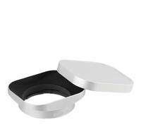 Camera Accessories, Paraluce quadrato in metallo LH-OM45-W con cappuccio, compatibile con Olympus M.ZUIKO DIGITAL 45mm F1.8 Paralume a baionetta argento