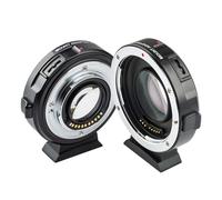 Camera Adapter, Adattatore for amplificatore di velocità 0,71x Messa a fuoco automatica, compatibile con obiettivi Canon EF, compatibile con fotocamere Panasonic Olympus M43 GH5M2,for shooting