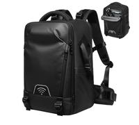 Camera Backpack, Travel Backpack, Camera Bag, Photographer Camera Bags, Travel Cameras Bookbags, Versatile Multi Purpose Use, Bag Pack for Photographer, Black, Oxford Cloth, 11.81x6.69x15.75 Inches