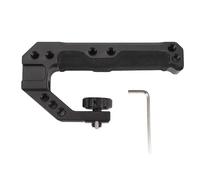 Camera Cage Top Handle | Aluminum Alloy & Silicone Grip with 1/4 3/8 Inch Screws & Cold Shoe Mount | DSLR Video Stabilizing Rig for Low Angle Shots/Vlogging/Filmmaking