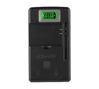 Camera Charger Humanized - Black Battery Slim Travel Portable Compact | LCD Battery Charger | Smart Battery Charger For Digital Camera | Battery Slim USB Charger, Humanized Small Travel Charger,