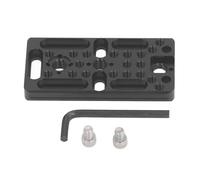 Camera Cheese Plate, Multipurpose Quick Release Cheese Expansion Board, with 14/ 38/ Thread Hole Cold Shoe Mount for Locating Hole, Compatible with DSLR Mirrorless