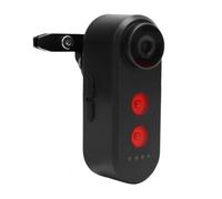 Camera da Bici Ad Angolo Largo 4K con Coda di Coda IPX6 Registrazione del Ciclo a Prova di Acqua per Ciclo Esterno, Batteria Ricaricabile da 5000 mAh per Ciclisti (Nessuna Scheda di Memoria)